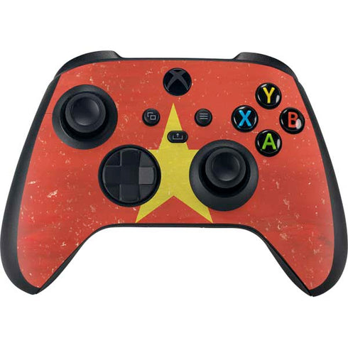 Vietnam Flag Distressed Xbox Series X Skins